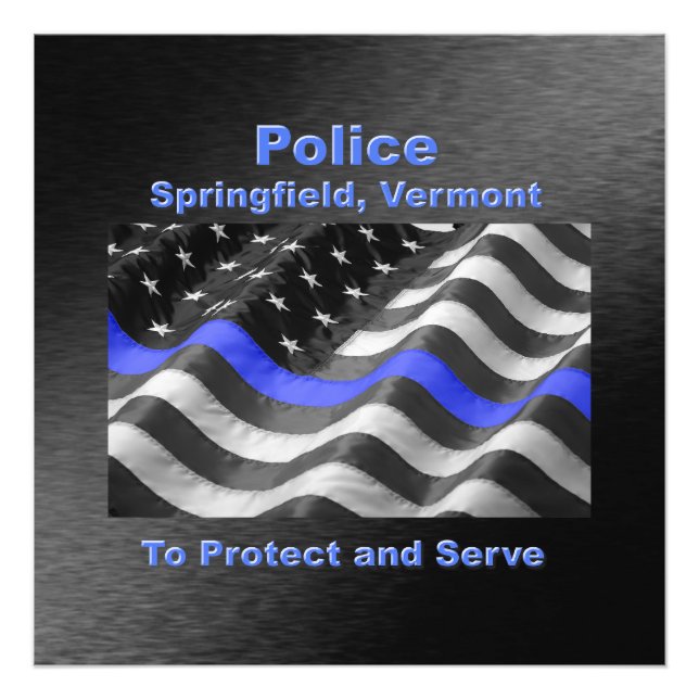 Foto Springfield, Vermont. Policía (Frente)