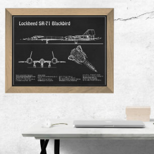 Foto SR-71 Blackbird - Planes de Plano de Plano Azul de