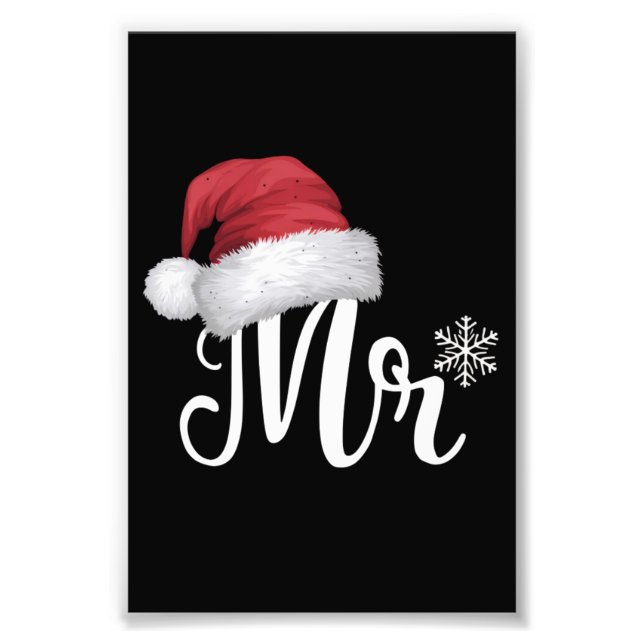 Foto Sr Claus Parejas Navidades Pajamas Santa (Frente)