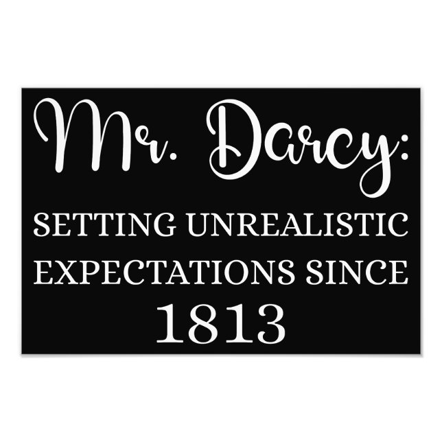 Foto Sr. Darcy: Expectativas Poco Realistas Desde 1813  (Frente)