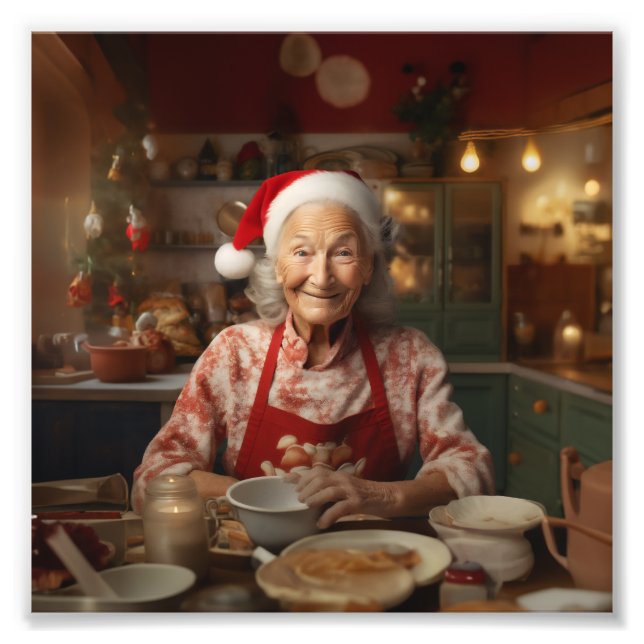 Foto Sra. Santa Baking Cake (Frente)