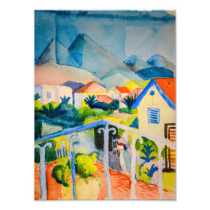 Foto St Germain cerca de Túnez Auguste Macke