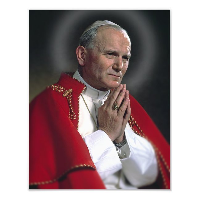 FOTO ST JOHN PAUL EN PRAYER (Frente)