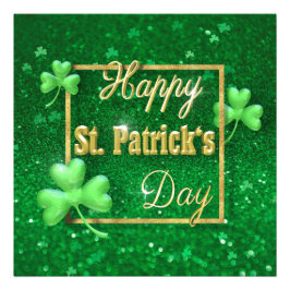 Foto St. Patrick's Day Gold Shamrock