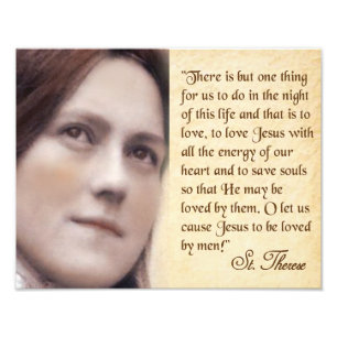 FOTO ST. TERESA SOBRE EL AMOR.