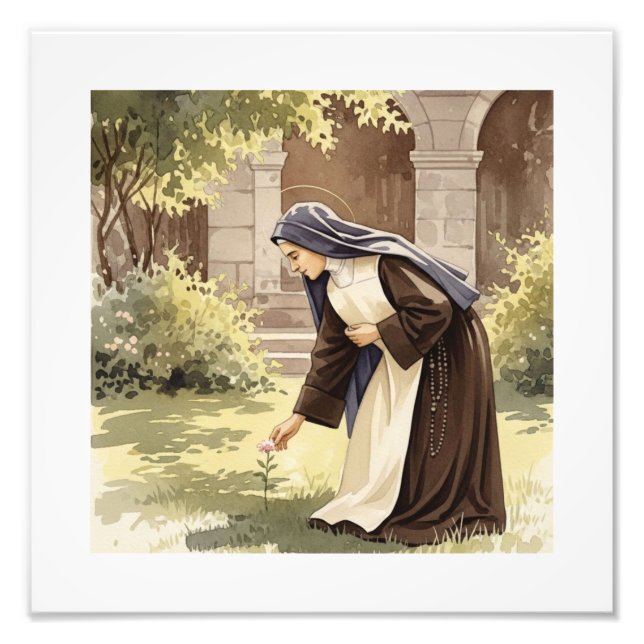 Foto St Therese  "The Little Flower", Catholic Art  (Frente)