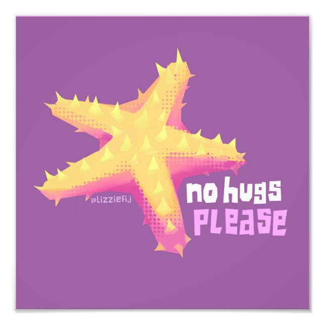 Foto Starfish introvertebrado - impresión de arte medio (Frente)