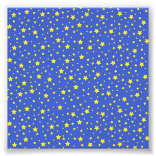Foto Starry Blue Sky Yellow Stars Starlight Bonito
