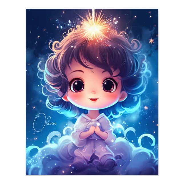 Foto Starry Little Princess Nighttime Girly Personaliza (Frente)