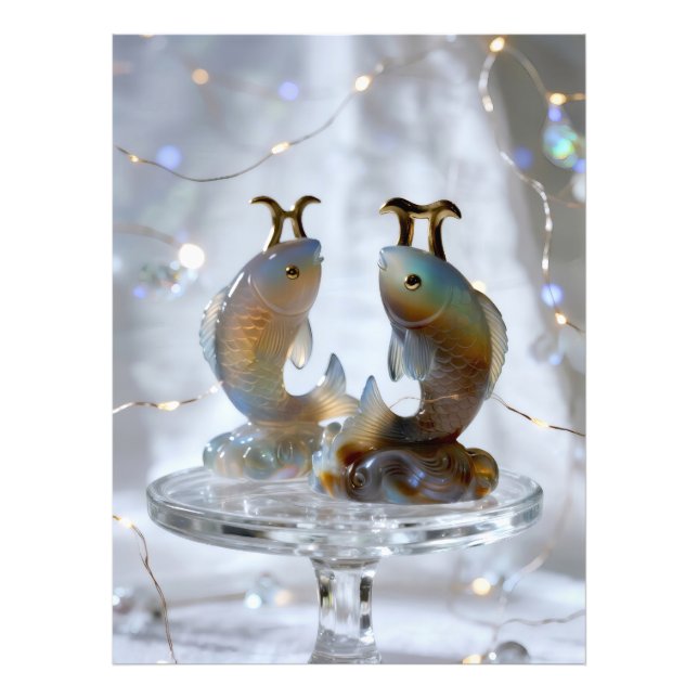 Foto Sternzeichen Fische Glasskulpturen (Frente)