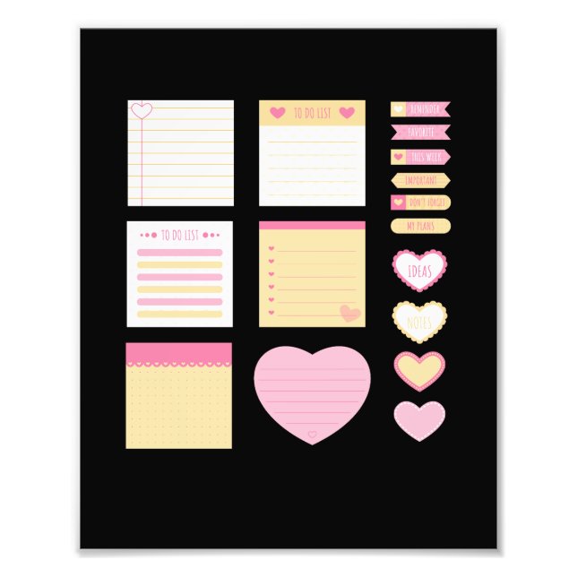 Foto sticky nota un resbalón de papel (Frente)