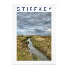 Foto Stiffkey Coastal Marsh Landscape Poster