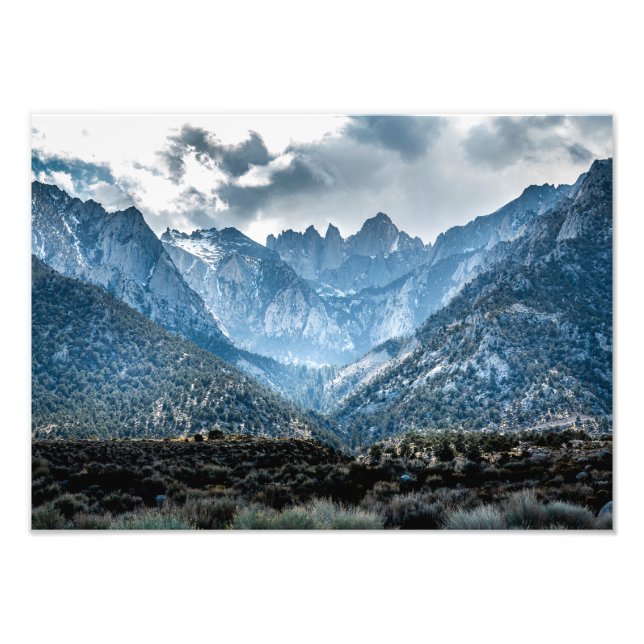 Foto Stormy Mt. Whitney De Alabama Hills (Frente)