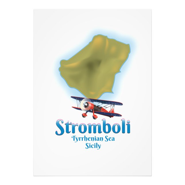 Foto Stromboli, Mar Tirreno, Sicilia (Frente)