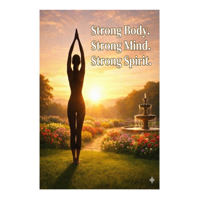 Foto Strong Body. Strong Mind. Strong Spirit. (Frente)