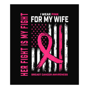 Foto Su lucha es mi lucha Llevo rosa Esposa Cáncer de m
