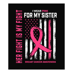 Foto Su lucha es mi lucha Llevo rosa Hermana bandera de