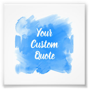 Foto Su oferta Personalizado Azure Paint Stroke persona