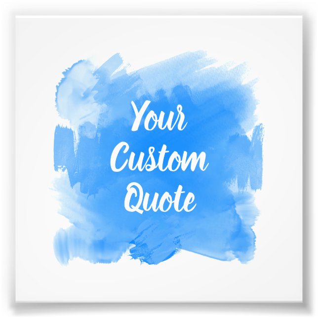 Foto Su oferta Personalizado Azure Paint Stroke persona (Frente)