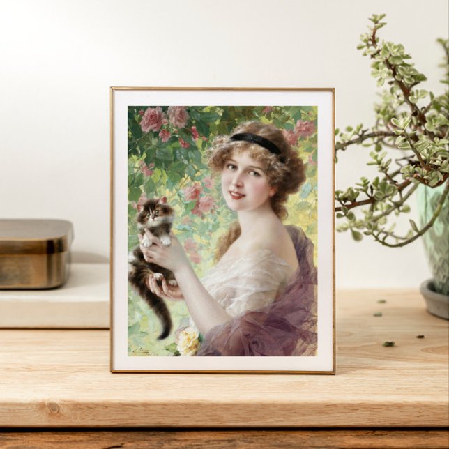 Foto Su pequeño gatito, por Emile Vernon (Subido por el creador)