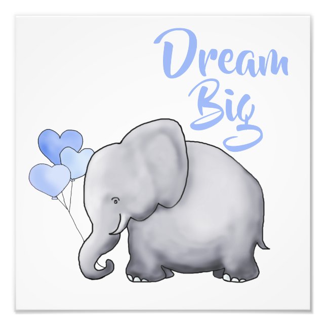 Foto SUEÑO inspirador GRAN Nursera elefante lindo (Frente)