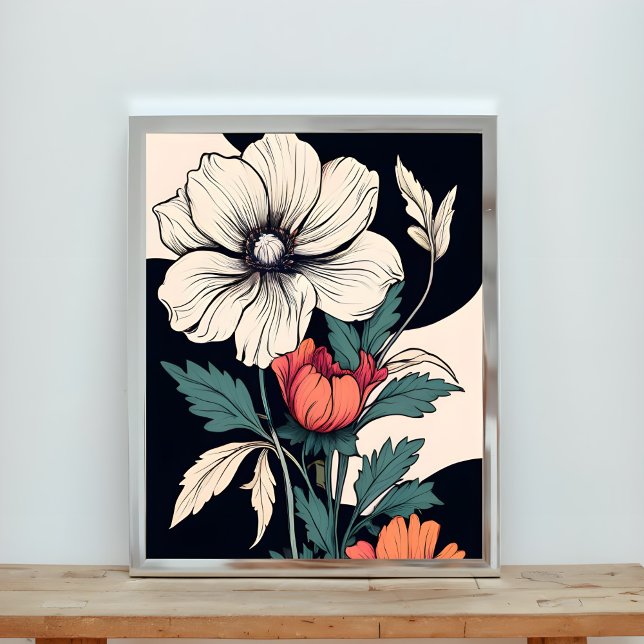 Foto Sueños Florales: Elegancia de anémona y adormidera (Subido por el creador)