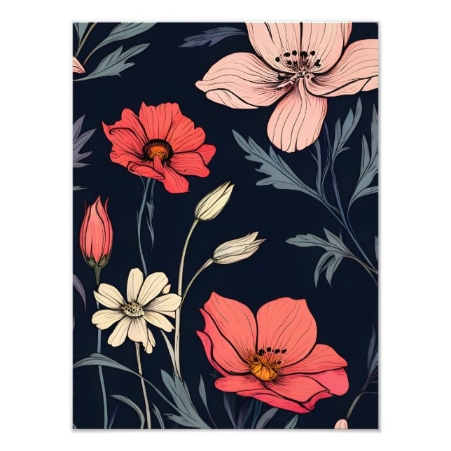 Foto Sueños Florales Vibrantes (Frente)