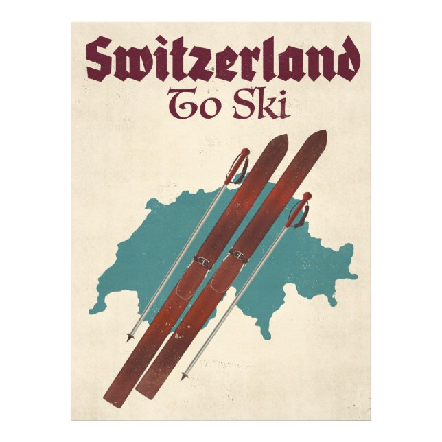 Foto Suiza Para Esquiar (Frente)