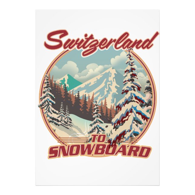 Foto Suiza para hacer snowboard (Frente)