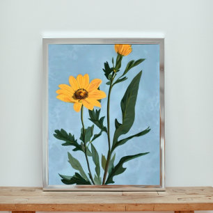 Foto Sunflower en un claro día azul