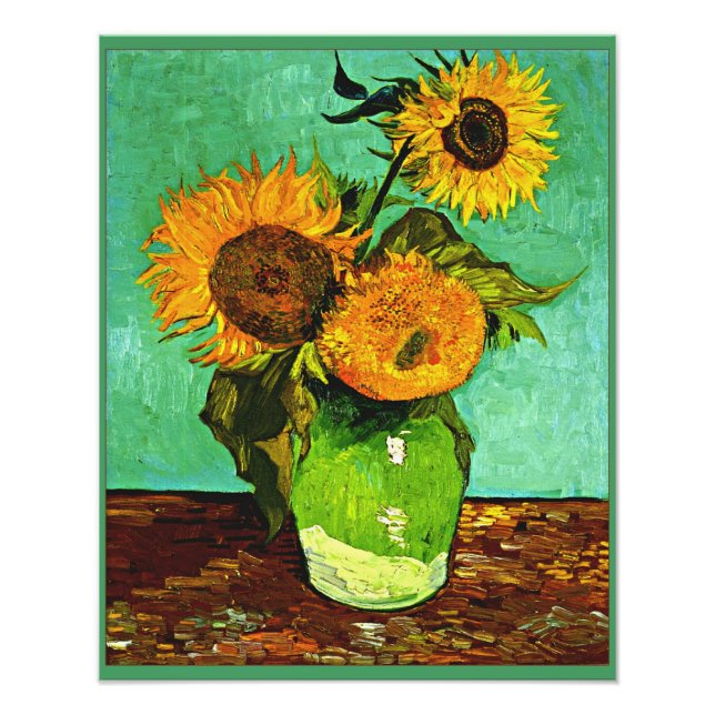 Foto Sunflowers, 3, by Vincent van Gogh (Frente)
