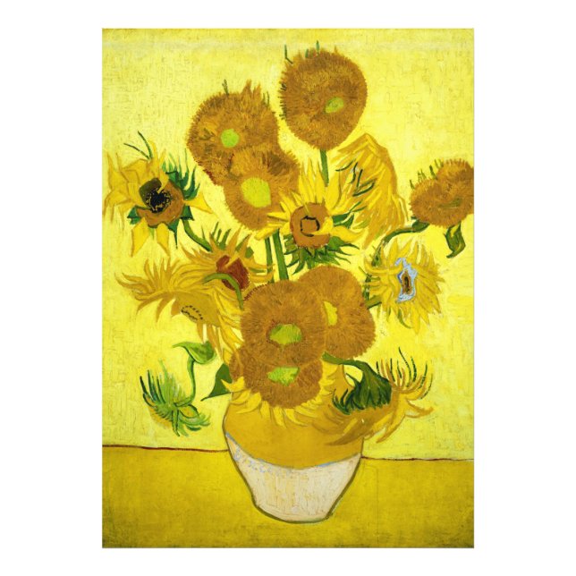 Foto Sunflowers Vincent van Gogh (Frente)