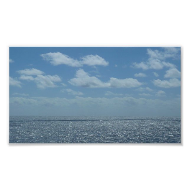 Foto Sunny Caribbean Sea Blue Ocean (Frente)