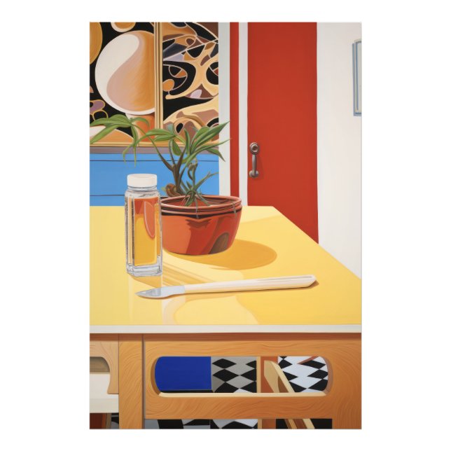 Foto Sunny Pop Potant Planta Todavía Vida (Frente)