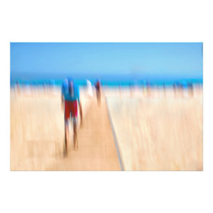 Foto Sunny Summer Beach colorido Océano Sol Mar de vera