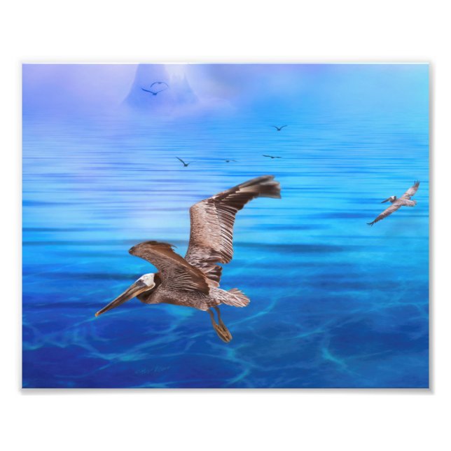 Foto Sunset de la isla Pelican Flyby (Frente)