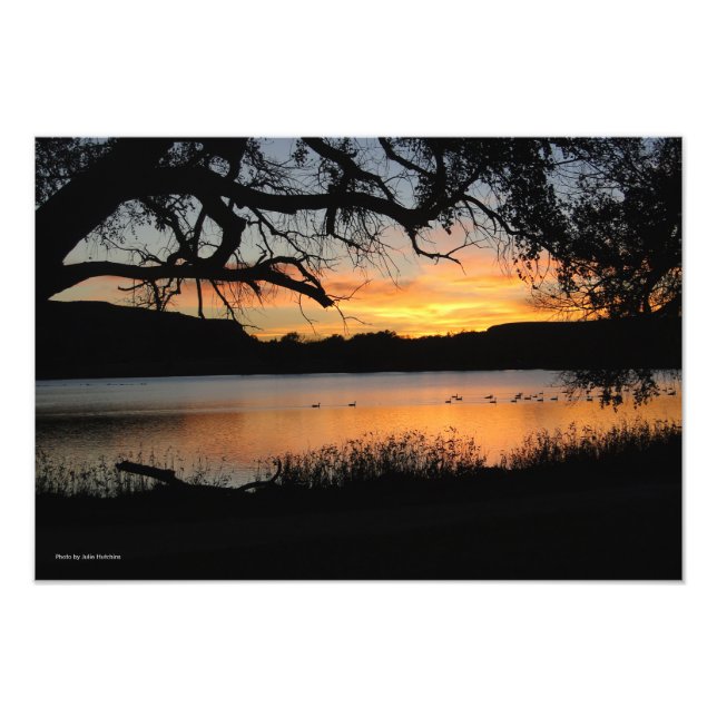 Foto Sunset en el Parque Estatal Lake Scott (Frente)