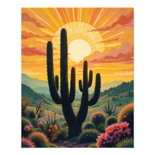 Foto Sunset in The Desert - Boho and Wild
