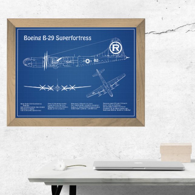 Foto Superfortaleza B-29 - Planes de diseño aéreo AD (Subido por el creador)