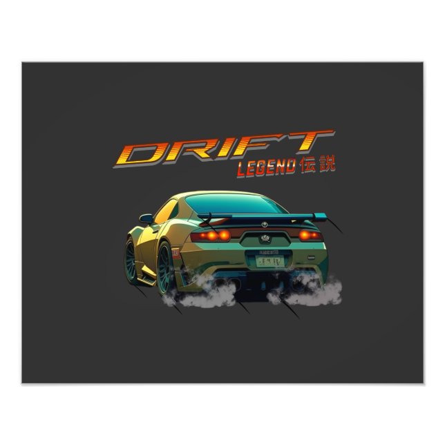 FOTO SUPRA MK4 DE LEYENDA DE DRIFT - ESTILO DE ANIME (Frente)