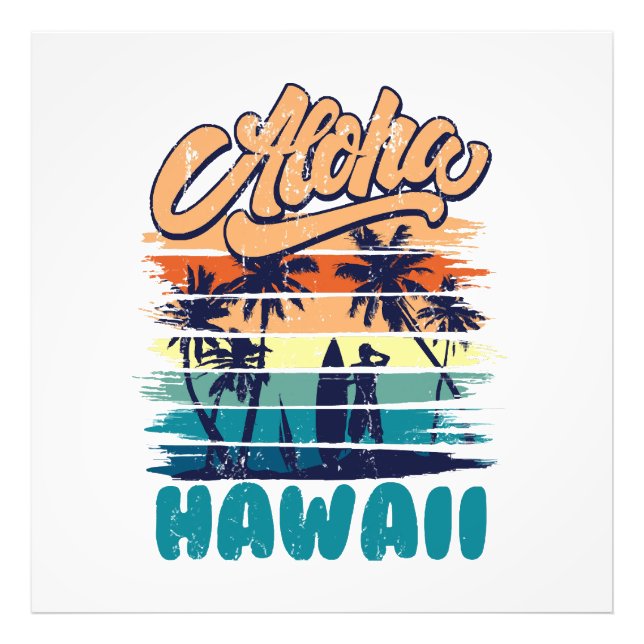 Foto Surf - Aloha Hawái (Frente)