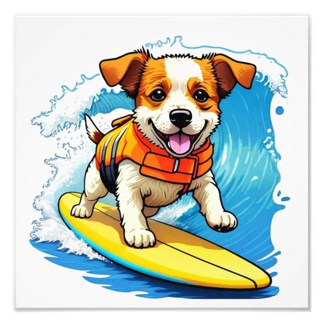 Foto Surfing Dog (Frente)