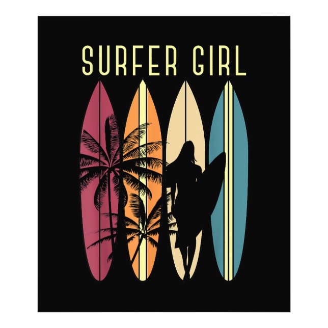 Foto Surfista Chica Surfboard Chicas Surf Oce (Frente)