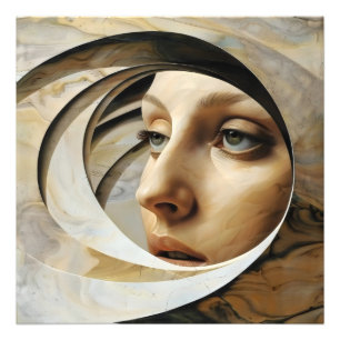 Foto Surrealismo de mujer abstracta
