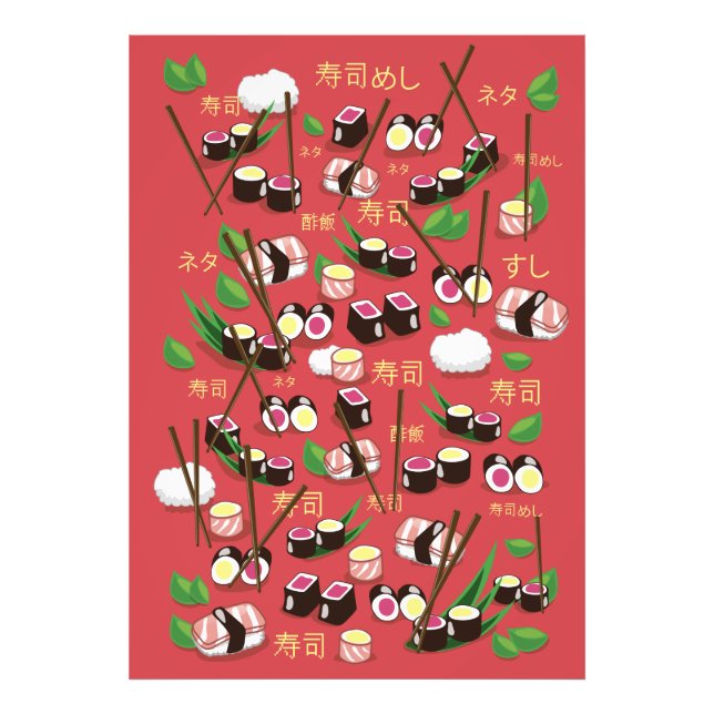 Foto Sushi Rojo (Frente)