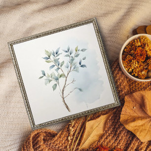 Foto Susurro de primavera: rama de árbol de acuarela