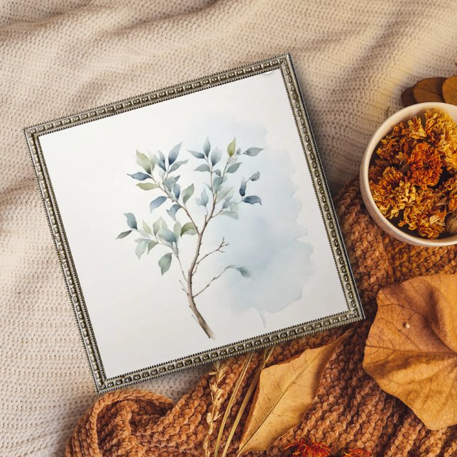 Foto Susurro de primavera: rama de árbol de acuarela (Subido por el creador)