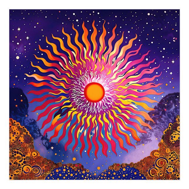 Foto "Susurros solares en el cielo" El sol (Frente)