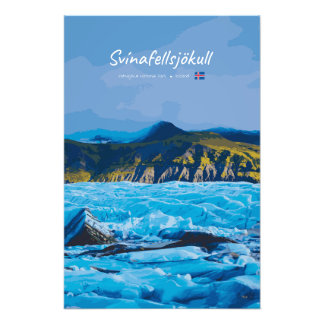Foto Svínafellsjökull, Iceland -  Glacier View