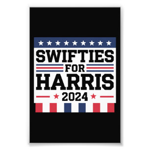 Foto Swifties for Kamala Harris 2024 Vote Support